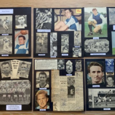 Bristol Rovers 1940s 1950s 1960s Football Autograph Collection: Stunning private collection all pre 1970 from various publications. All signatures are identified and laid down with photo corners on 12 x 12 inch card and easily removable. 26 pages to include 3 fully signed team groups, 3 signed autograph pages, a signed original press photo and 135 various sized pictures to include 9 A4. 101 different player signatures including Geoff Bradford, Harry Bamford, Larry Lloyd, Ray Graydon, Ray Warren, Barry Meyer, Harold Jarman, Alfie Biggs, Bert Hoyle, Howard Radford, Robin Stubbs, Bert Roost, Ray Graydon etc. (310+)