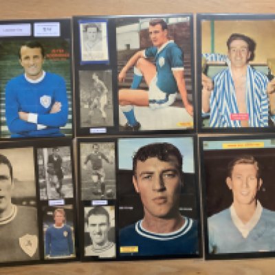 Leicester City 1940s 1950s 1960s Football Autograph Collection: Stunning private collection all pre 1970 from various publications. All signatures are identified and laid down with photo corners on 12 x 12 inch card and easily removable. 54 pages to include 4 fully signed team pictures including 1958/59 with 30 autographs & 1970 with 42 autographs, 3 signed autograph pages, 1 signed programme 1965/66 with 14 autographs, 2 signed original press photo and 238 various sized pictures to include 26 A4. 152 different player signatures including Arthur Rowley, Allan Clarke, Johnny Morris, Jack Lee, Frank O'Farrell, Ken Leek, Don Revie, David Nish, Gordon Banks, Derek Dougan, Matt Gillies, Colin Appleton, Rodney Fern, Peter Rodrigues etc. (440+)