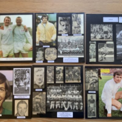 Millwall 1940s 1950s 1960s Football Autograph Collection: Stunning private collection all pre 1970 from various publications. All signatures are identified and laid down with photo corners on 12 x 12 inch card and easily removable. 24 pages to include 2 fully signed team groups, 1 signed autograph page and 121 various sized pictures to include 10 A4. 95 different player signatures including Eamon Dunphy, Charlie Hurley, Keith Weller, Harry Cripps, Barry Kitchener, Bryan King, Derek Possee, Benny Fenton, Stan Anslow, Hugh Curran, George Fisher, Ted Hinton, Bobby Hunt, Alex Jardine etc. (160+)