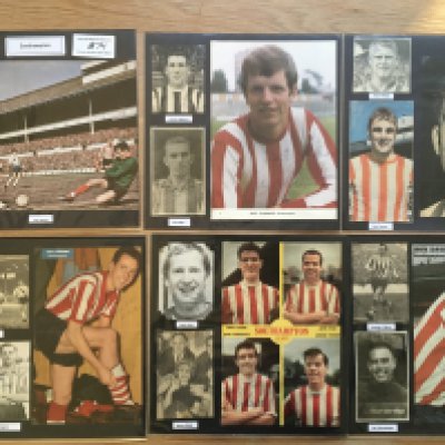 Southampton 1940s 1950s 1960s Football Autograph Collection: Stunning private collection all pre 1970 from various publications. All signatures are identified and laid down with photo corners on 12 x 12 inch card and easily removable. 42 pages to include 2 fully signed team groups, 6 signed autograph pages, 13 signed original press photos and 170 various sized pictures to include 22 A4. 107 different player signatures including Bobby Stokes, Ted Bates, Alf Ramsey, Tom Jenkins, Tommy Mulgrew, Martin Chivers, David Webb, Len Wilkins, Jimmy Melia, Charlie Wayman, Mick Channon, Eric Day, John Sydenham, Ian Black etc. (350+)