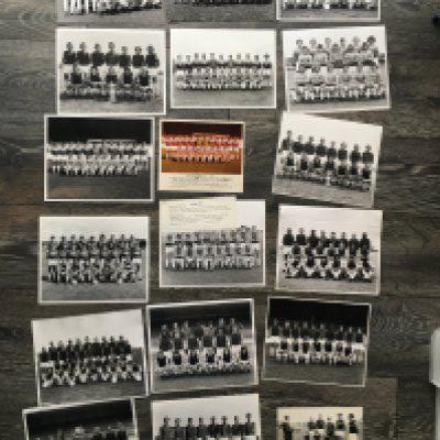 West Ham Team Group Football Press Photos: Black and white large team groups nearly all from the 70s. All are press photos with 6 having blank backs the rest stamps, annotations or both. C/W a lovely 1965 youth group with Greenwood, Brooking and Lampard. (18)