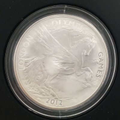 2012 London Olympic Games 5oz silver coin with COA.