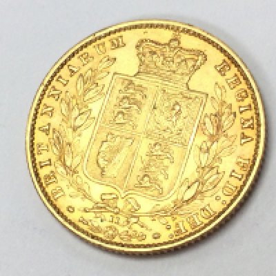 A 1866 Young Head mint mark II VF. Postage category A