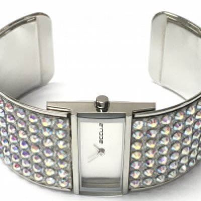 A ladies Accu.2 Swarovski Crystal set bracelet watch