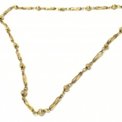 A 9 carat gold fancy chain , total weight 12.55g