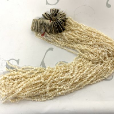 A large collection of seed pearl strands. (Approximately 39). A