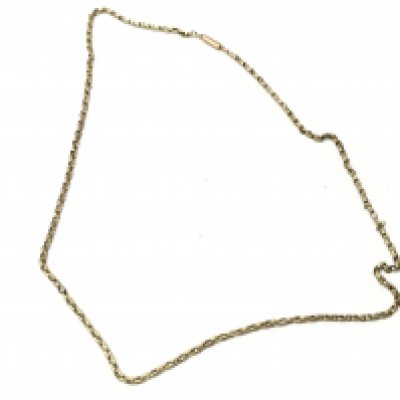 A 9ct gold chain. 8.63g Postage A
