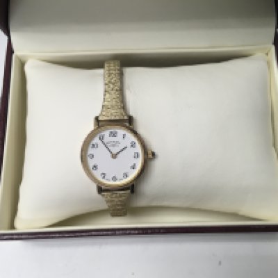 A boxed Rotary watch and one other watch with silver bracelet . NO RESERVE