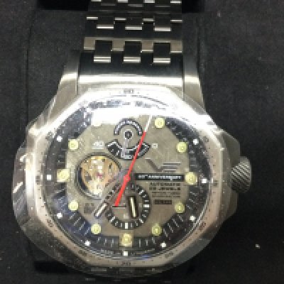 Vostok Europe YN84 640E726 automatic gents watch. 20th anniversary edition in unworn condition seen running. Box and paperwork. Postage C