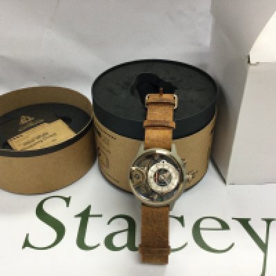 The electricianz wrist watch in original box with papers. Postage B