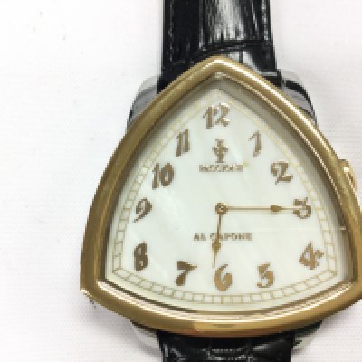 A Paccioni Al Capone 51mm two tone watch with interchangeable straps. Comes with box and papers. Postage B