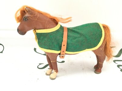 A Julip 1980s Welsh Cob Mare, Chesnut In Colour With Chesnut Mane. Wear To Legs.