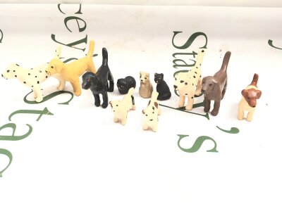 A Collection Of Julip Dogs And Cats. Including Dalmations.