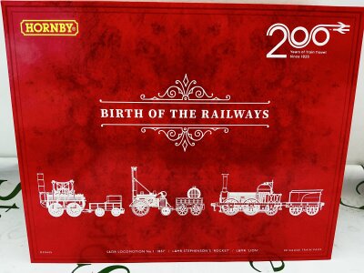 A Boxed Hornby 00 Gauge Birth Of The Railways Set R30445. No Reserve.