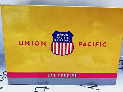 A Boxed Union Pacific H0 Gauge Gas Turbine And Tender. (2)