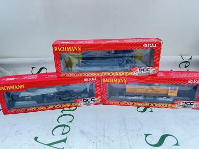 3 Boxed Bachmann H0 Gauge Locomotive’s With DCC Sound. No Reserve.