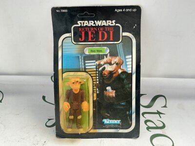 A Vintage Star Wars Carded Kenner Ree-Yess Figure,