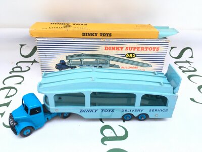 A Boxed Dinky Supertoys Pullmore Car Transporter #982 with Loading Ramp #794.