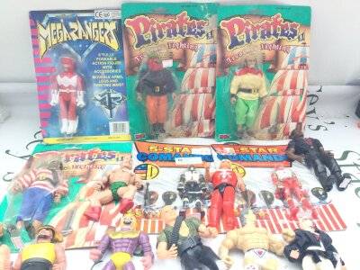 A Box Containing Bootleg Figures.