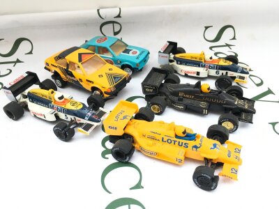 Six scalextric cars ideal for spares and repairs no reserve