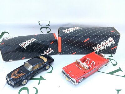 A Western Models 1978 Pontiac Firebird Trans Am #WP 118 And A 1959 Ford Galaxies Skyliner (Open) #wMD 46X. From A Lifetime Private Collection To Be Sold.