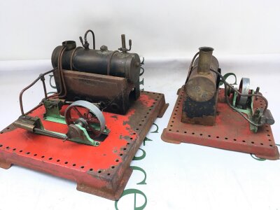 2 X Static Mamod Steam Engines. No Reserve. From A Lifetime Private Collection.