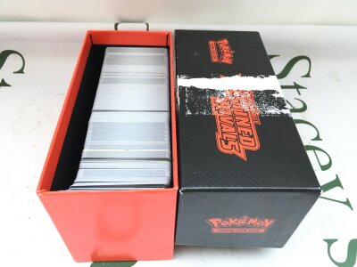 A Quantity Of Approximately 500 Pokemon Cards In Elite Trainer Box Containing Holographis And Reverse Holos. No Reserve.