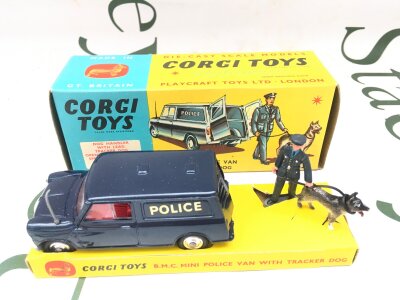 A Boxed Corgi B.M.C. Police Van With Tracker Dog. Complete. #448.