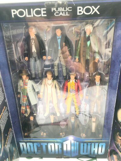 A Boxed Doctor Who The Eleven Doctors Figure Set. No Reserve.
