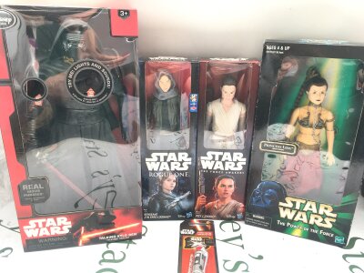 A Collection Of Boxed Modern 12” Star Wars Figures. No Reserve.