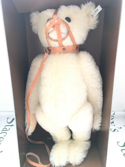 A Boxed Steiff Muzzle Bear 1908 Replica. No Reserve.