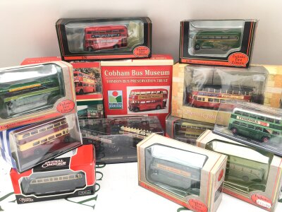 2 X Boxes Containing Diecast Buses, By Exclusive First Editions And Corgi. No Reserve. (2).