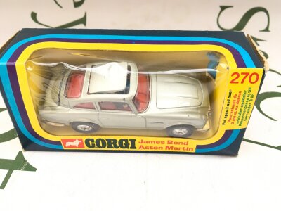 A Boxed Corgi James Bond Aston Martin #270. No Reserve.