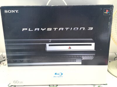 A Boxed Sony Playstation 3, No Leads/Controllers No Reserve.