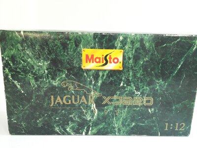 A Boxed Maisto Jaguar XJ220 1/12 Scale. A/F No Reserve.
