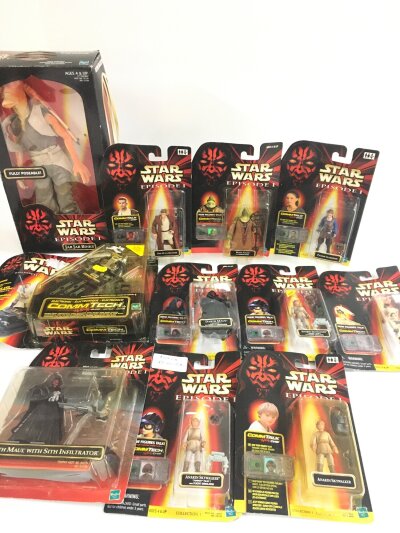 A Small Collection Of Star Wars Episode 1 Figures Etc. No Reserve.