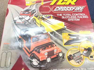 2 Boxed Ideal Toys TCR Racing Sets, No Reserve.(2).