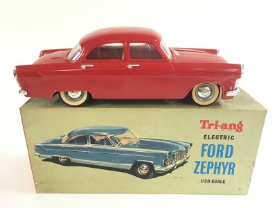 A Boxed Tri-Ang Electric Ford Zephyr.