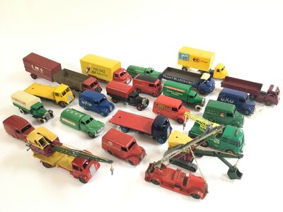 A Collection of Dinky Diecast Toys, so,e Repainted/Restored. And A A Boxed Corgi Ford Zodiac And A Ford Zephyr.