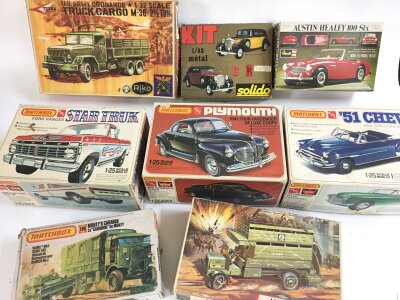 A Collection Of Boxed Plastic And Metal Model Kits. No Reserve.