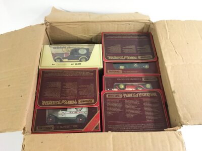 3 Boxes Containing Matchbox Models Of Yesteryear And Lledo Days Gone. No Reserve. (3).