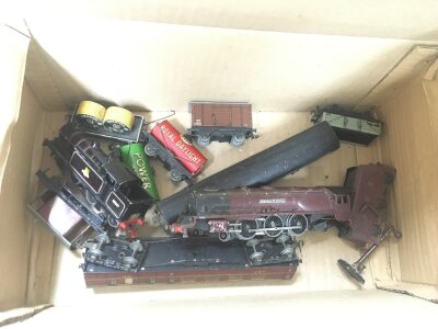 A Small Collection Of Loose 00 Gauge Loco, Track Wagons Etc.