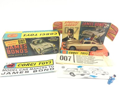 A Boxed Corgi James Bond Aston Martin D.B.5 Sticker Missing #261