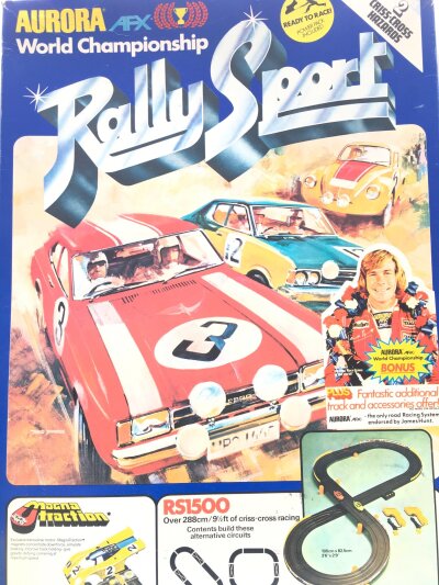A Boxed Aurora World Championship Racing Set, with Extra Track And Car.