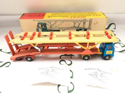 A Boxed Dinky A.E.C. Hoynor Car Transporter #974.
