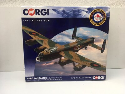 Boxed Corgi Aviation Archive model featuring a Avro Lancaster from the Canadian Warplane Heritage.  US32622F limited edition 1:72 scale.  No reserve