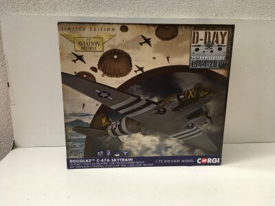 A boxed Corgi Aviation Archive diecast model featuring a Douglas C47A Skytrain THATS ALL BROTHER.  AA38210 limited edition 1:72 scale.  No reserve