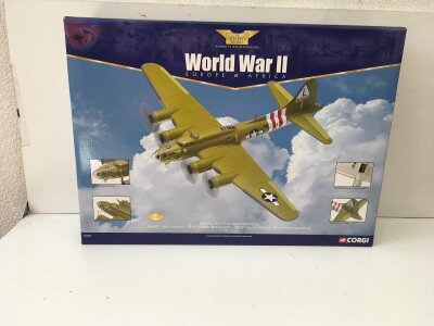 A boxed Corgi Aviation Archive diecast Model featuring a Boeing B17F Flying Fortress  SWEET AND LOVELY.  AA33302 limited edition 1:72 scale. No reserve.