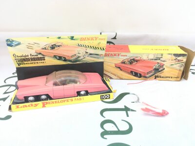 A Boxed Dinky Thunderbirds F.A.B.1 #100. Box Is Worn.