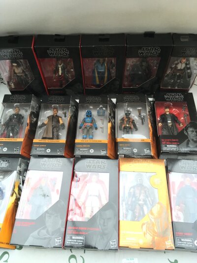 A Collection Of Boxed Star Wars The Black Series Figures. No Reserve.